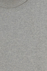 Grey Luxe Knit Turtleneck